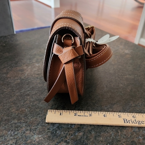 Rachel Zoe Edessi Vegan Leather Brown Crossbody & Belt Bag - Picture 9 of 11